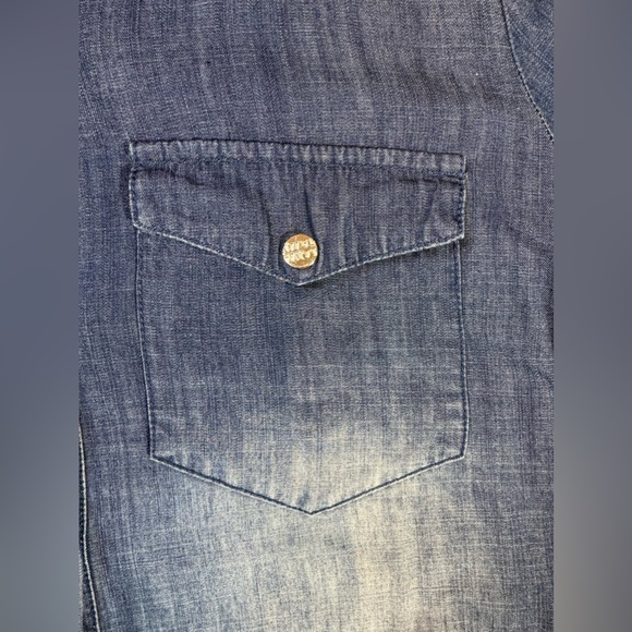 Miss Sixty Diamond The Simpsons Homer long sleeve button up shirt Size M - Picture 5 of 15